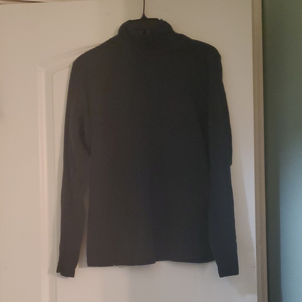 Women's Charcoal Turtleneck
